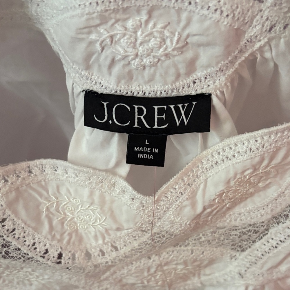 NWT J. Crew Swingy Lace Top - Picture 6 of 14